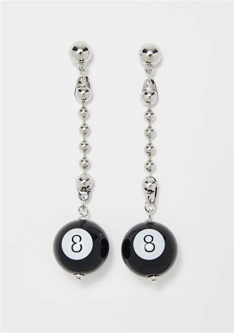 Occult 8 ball earrings
